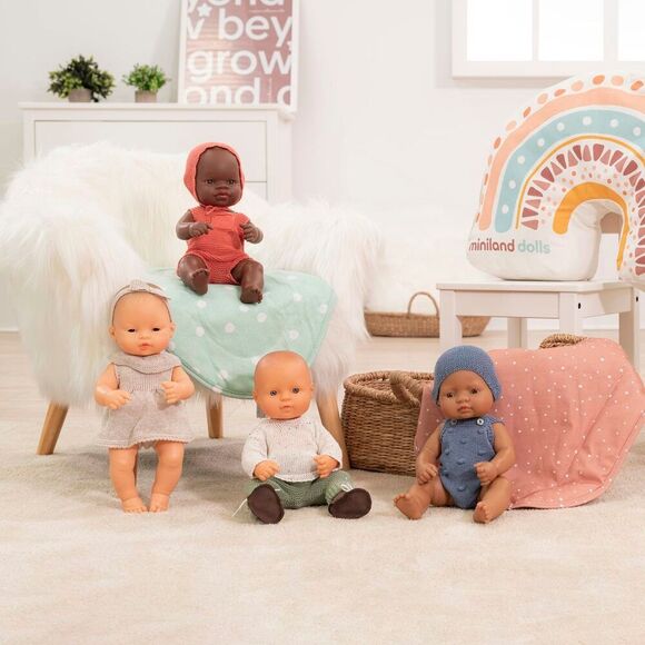 Miniland Doll 12 5/8'' Caucasian Girl (Polybag) - Made In Spain, Anatomically C - Picture 4 of 15